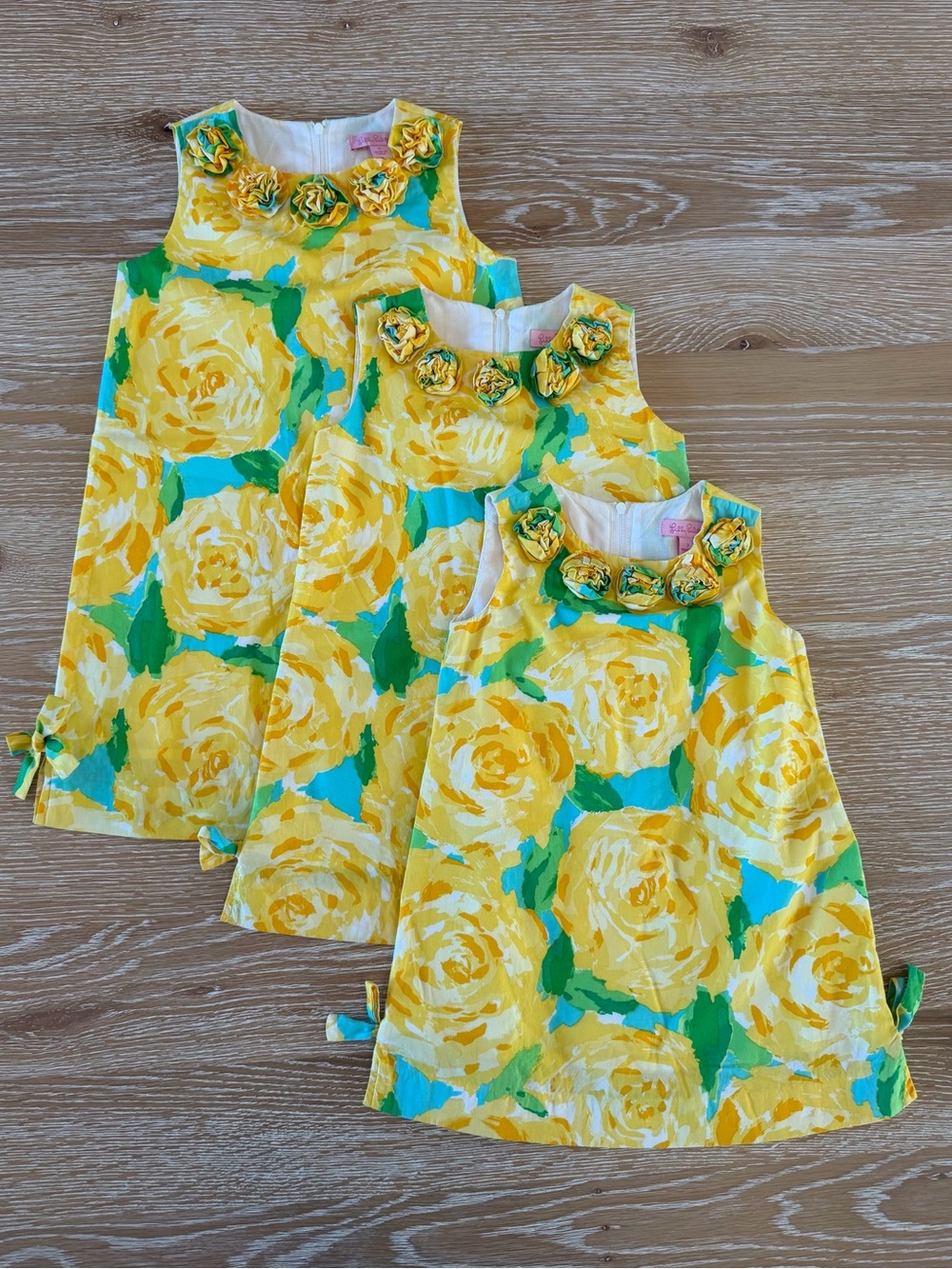 Yellow First Impressions Lilly Pulitzer shift dress